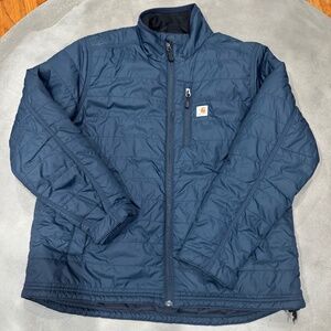 Women Carhartt Light Weight Insulated Puffer Jacket NAVY XL